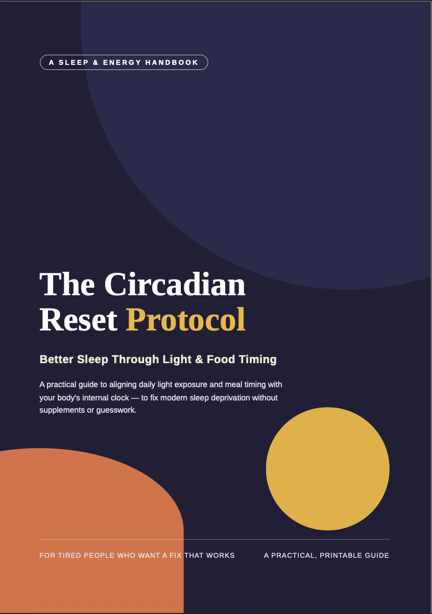 Sleep & Energy Guide Through Light & Food Timing